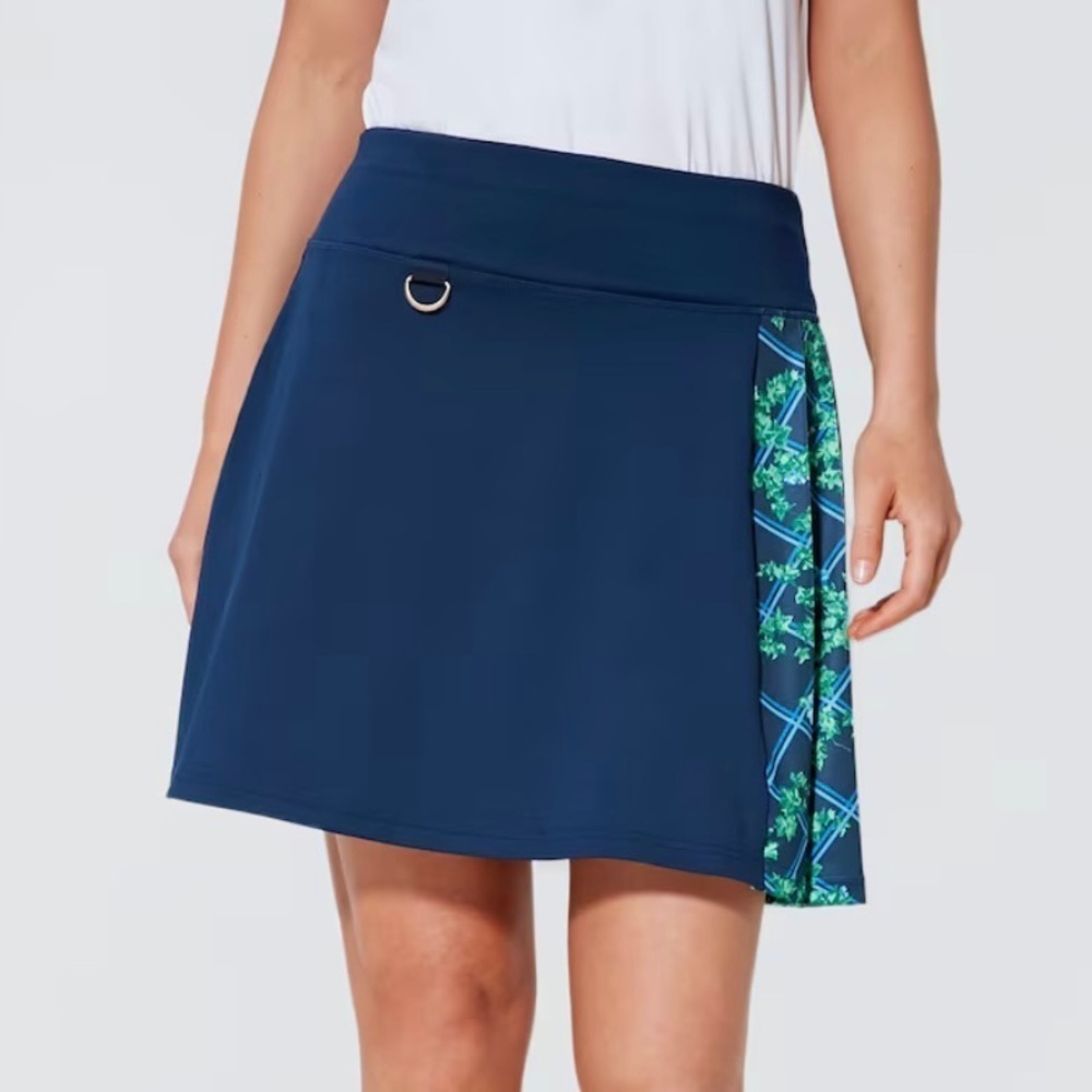 NEW Tuckernuck 17 inch Athletic Golf Skirt Women’s XS Navy & English Ivy Pattern